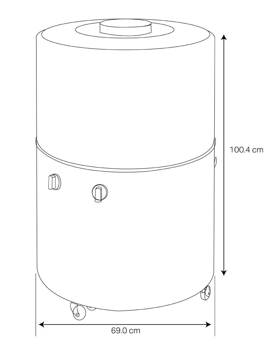 Lavadora 22 kg manual carga superior alf-2253em 5