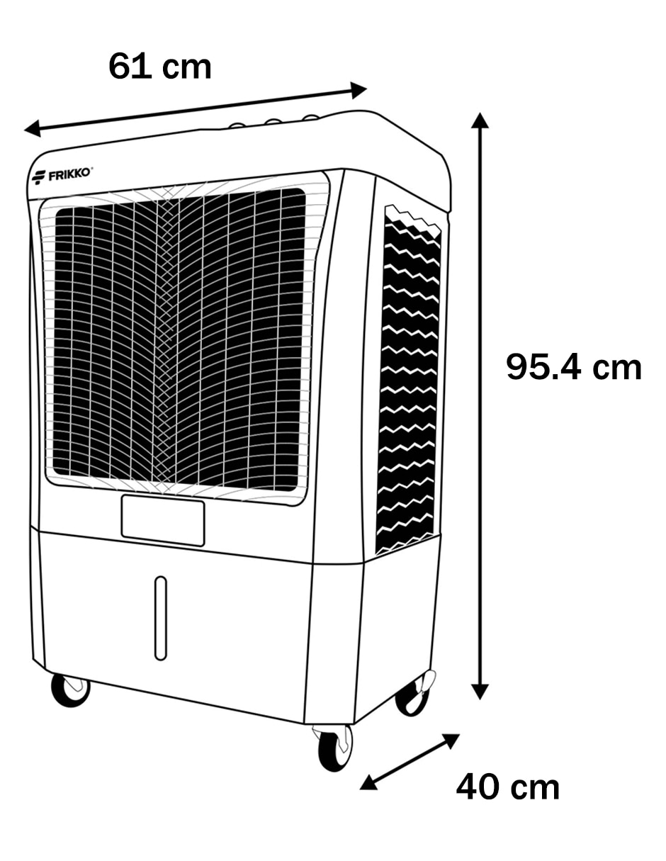 Enfriador evaporativo frío 40 l F3700P-CM 127 V 6