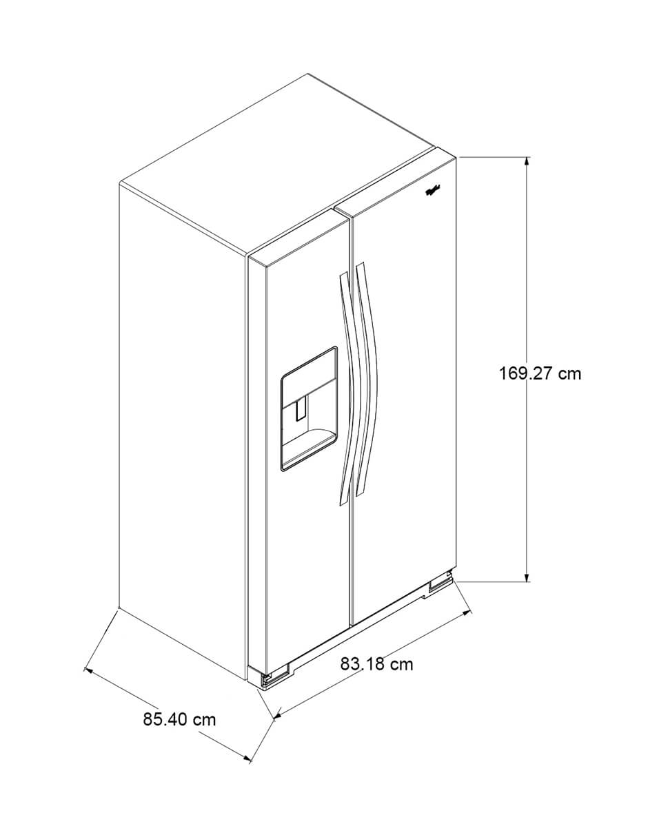 Refrigerador dúplex 21 pies cúbicos 7WRS21SDHM 11