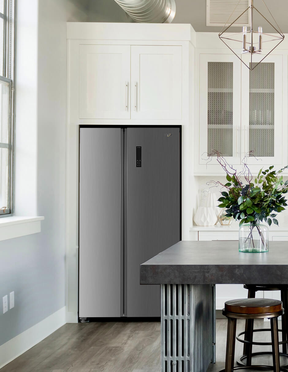Refrigerador dúplex Whirlpool 18 pies cúbicos inverter no frost WD1600S 7