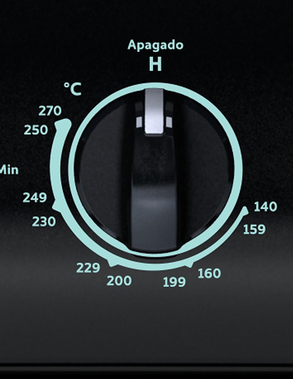 Estufa de piso a gas 50 cm AW-1001B/NAW-1001B de 4 quemadores 4