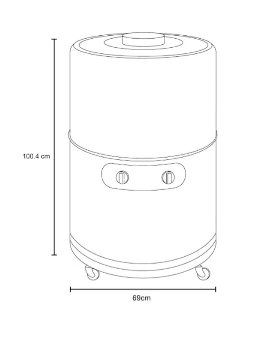 Lavadora 22 kg manual carga superior alf-2253eg 5