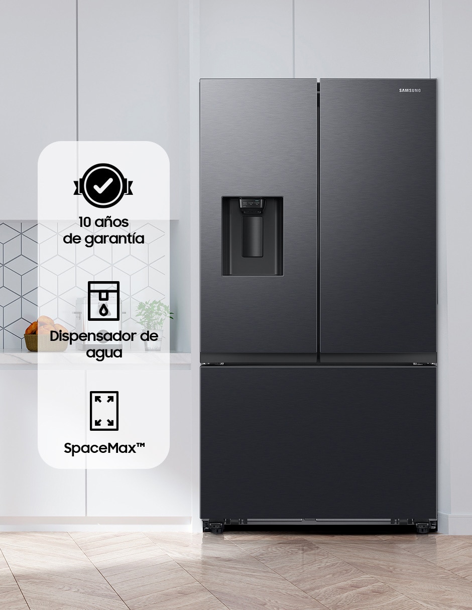 Refrigerador french door 31 pies cúbicos inverter y fábrica de hielo RF32CG5411B1EM 2