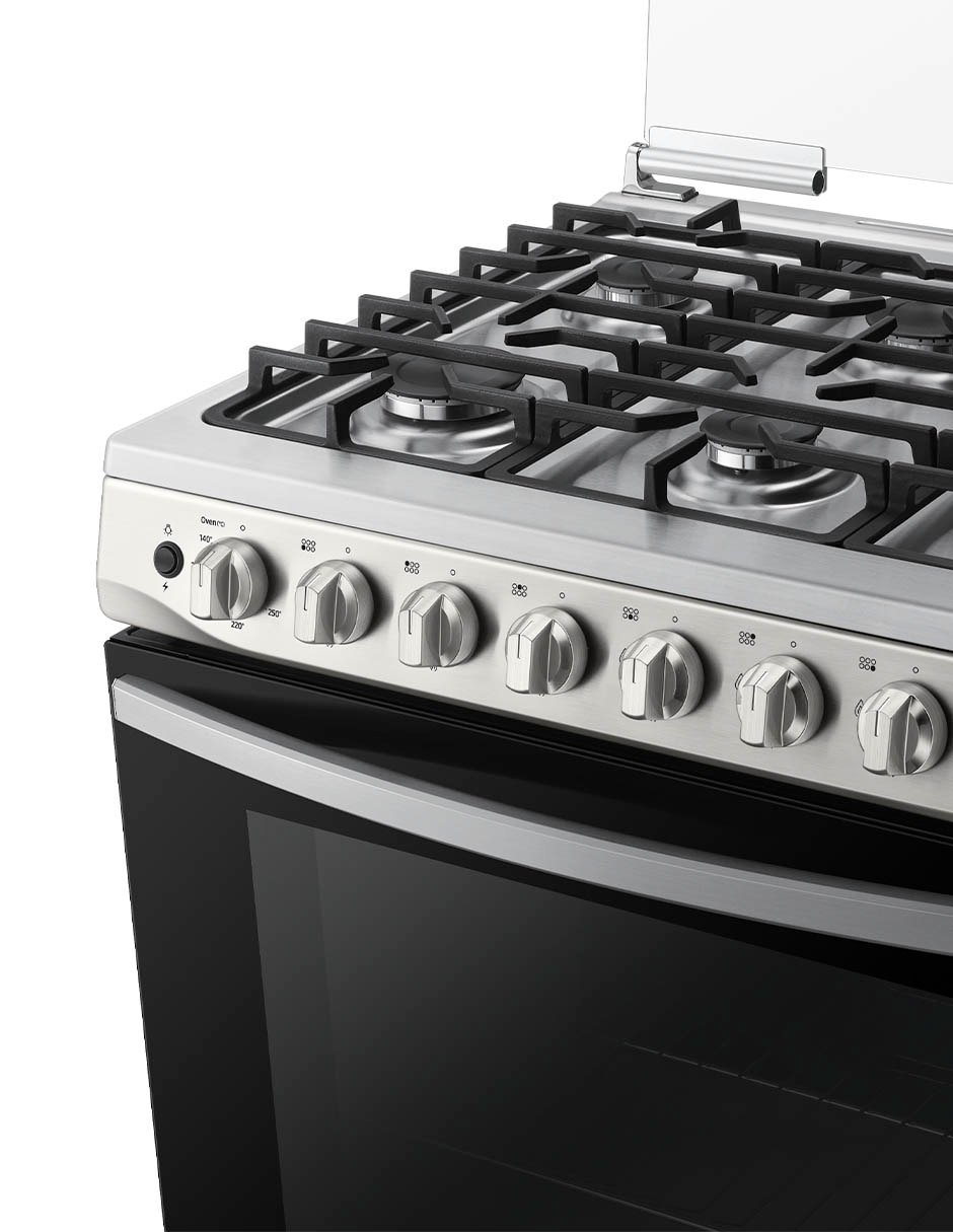 Estufa de piso a gas natural/lp 76.7 cm NX52T5411MS/AX de 6 quemadores 12