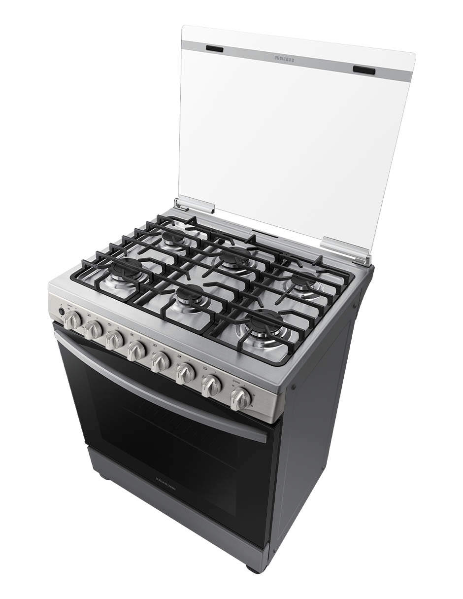 Estufa de piso a gas natural/lp 76.7 cm NX52T5411MS/AX de 6 quemadores 6