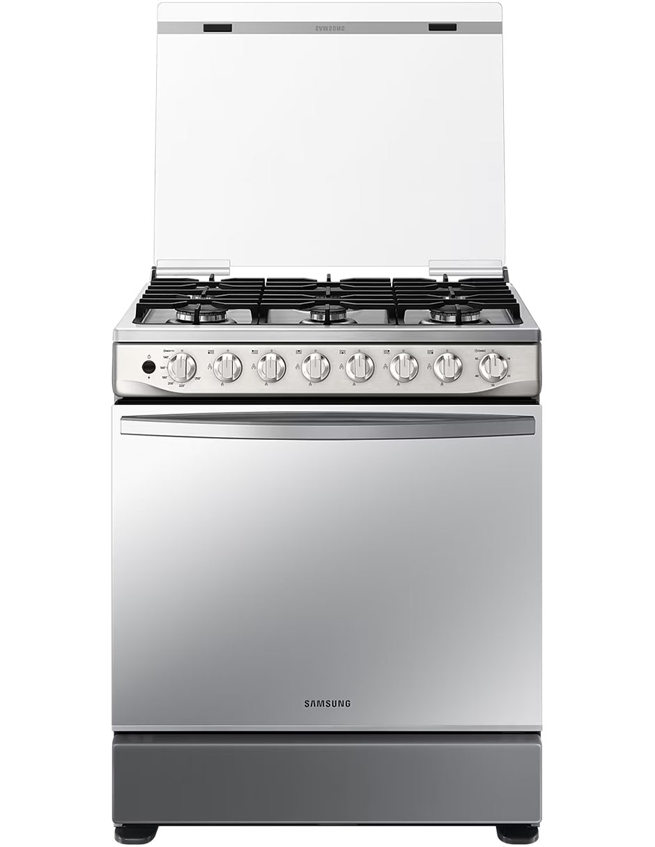 Estufa de piso a gas natural/lp 76.7 cm NX52T5412MS/AX de 6 quemadores Estufa de piso a gas natural/lp 76.7 cm NX52T5412MS/AX de 6 quemadores