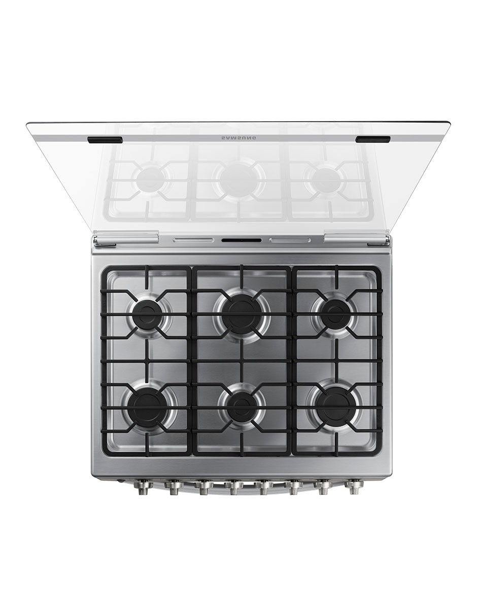 Estufa de piso a gas natural/lp 76.7 cm NX52T5412MS/AX de 6 quemadores 8