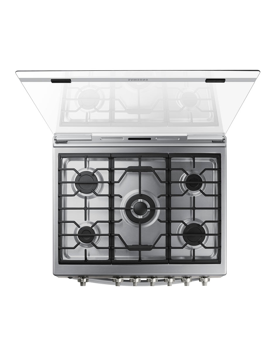 Estufa de piso a gas natural/lp 76.7 cm NX52T7422MS/AX de 5 quemadores 7