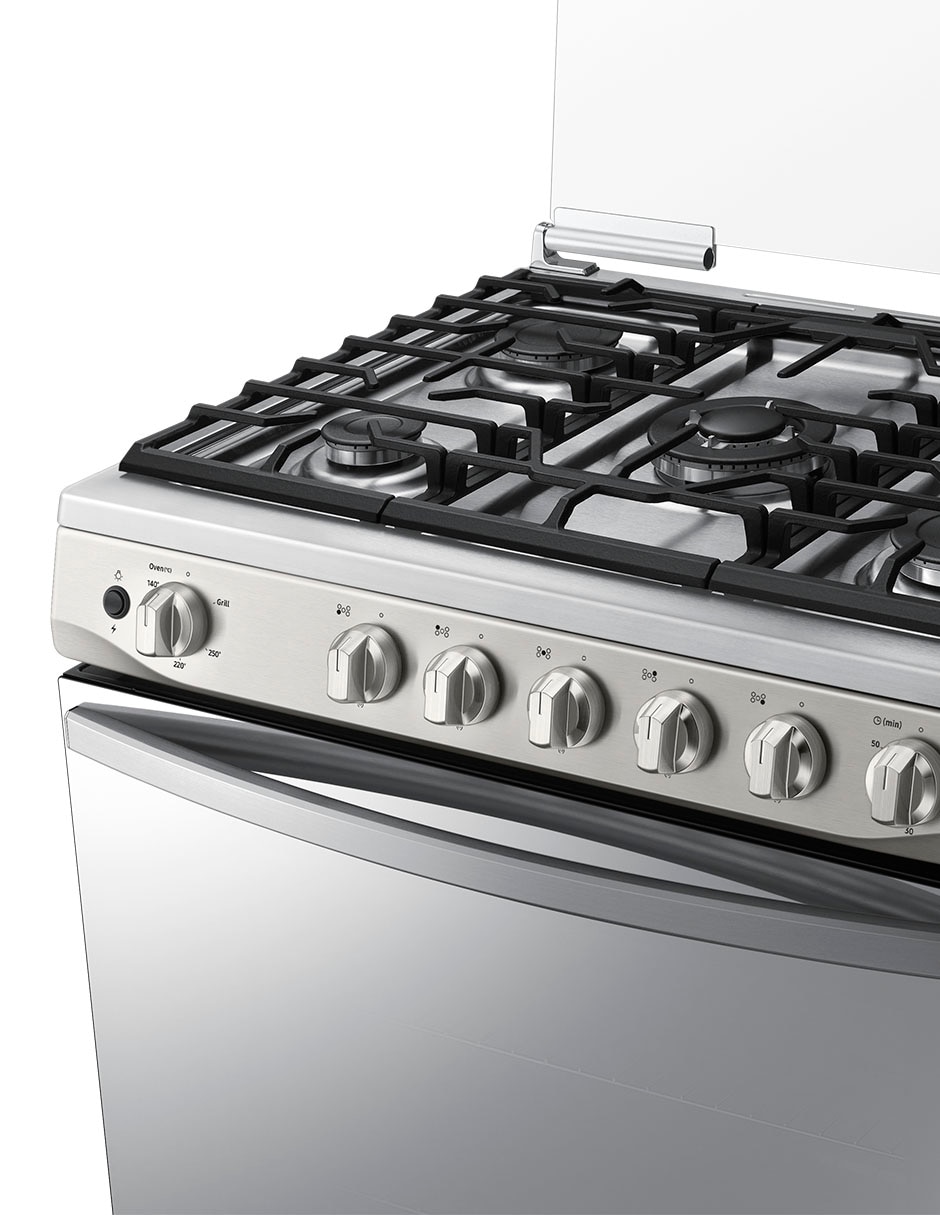 Estufa de piso a gas natural/lp 76.7 cm NX52T7422MS/AX de 5 quemadores 8