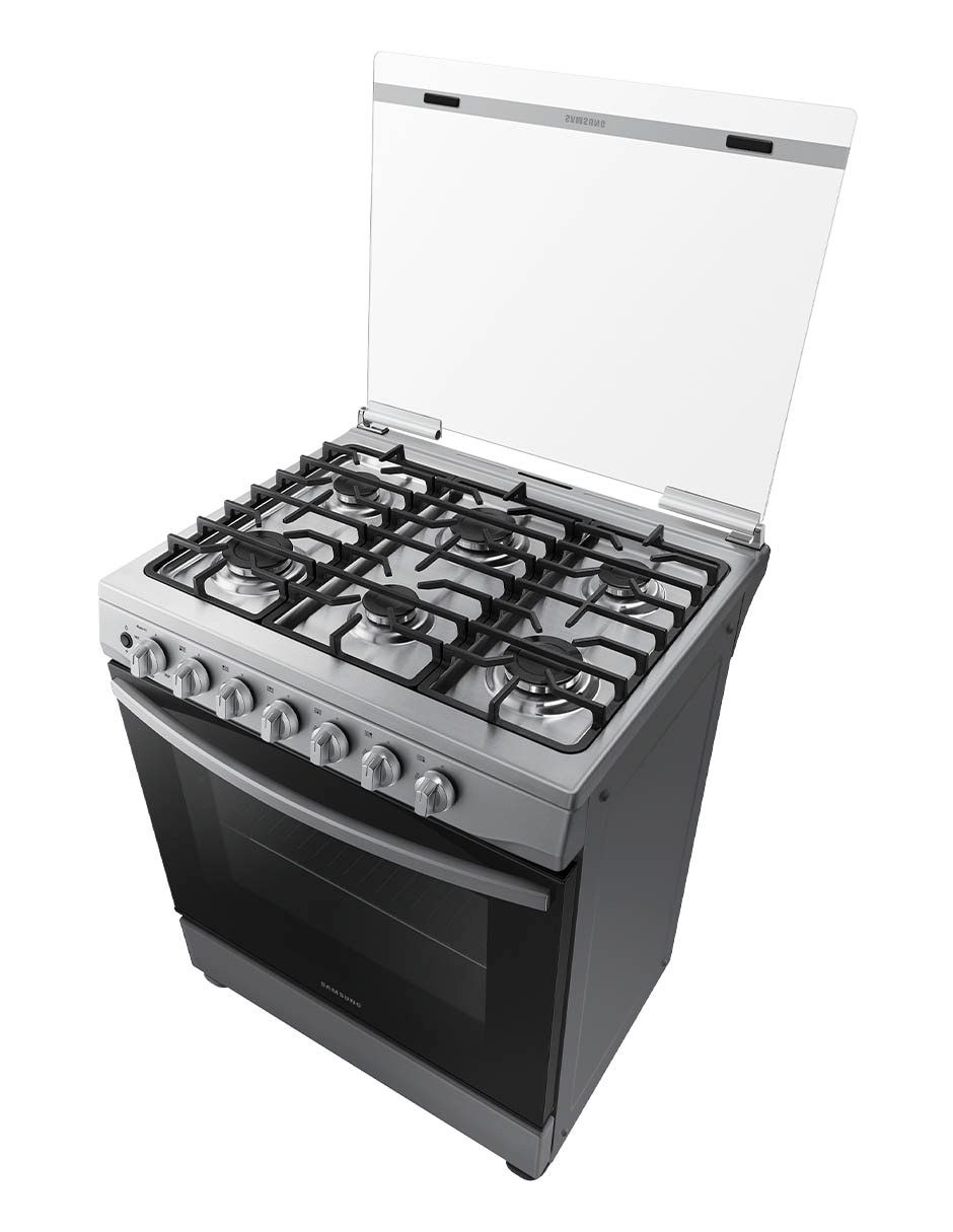Estufa de piso a gas natural/lp 76 cm NX52D3000MV/AX de 6 quemadores 6