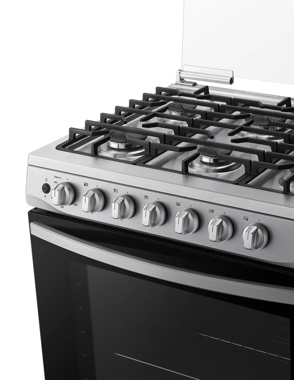 Estufa de piso a gas natural/lp 76 cm NX52D3000MV/AX de 6 quemadores 9