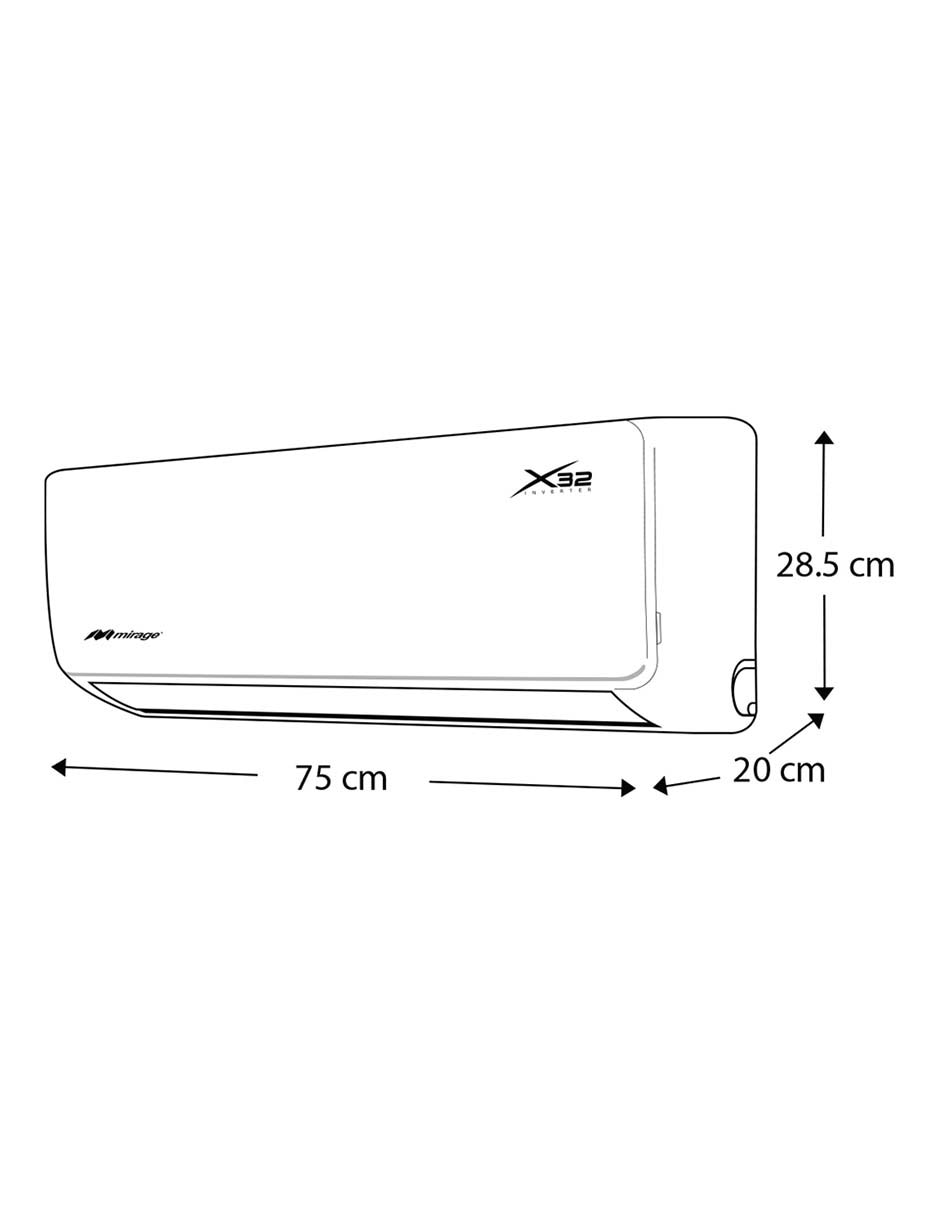 Aire acondicionado mini split inverter Frío y calor 12000 BTU SETCWC120E 115 V 4