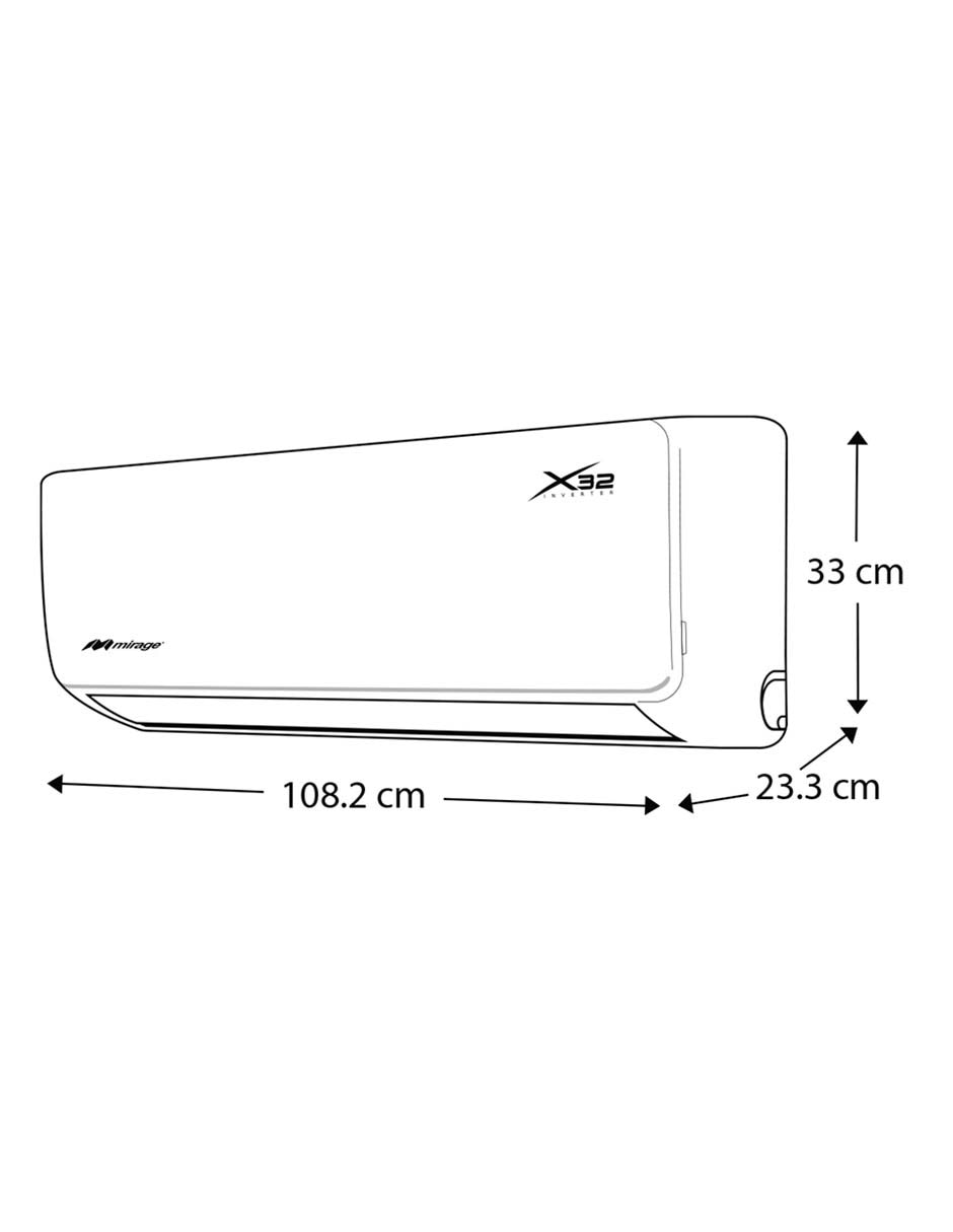 Aire acondicionado mini split inverter Frío y calor 23000 BTU SETCWC261E 230 V 4
