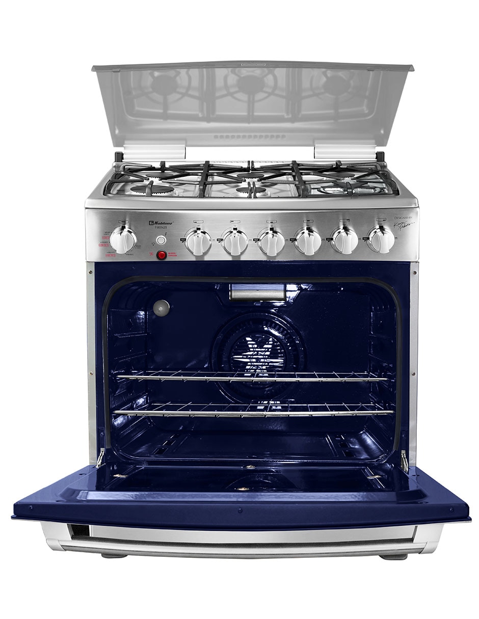 Estufa de piso a gas natural/lp 76 cm KZ.EST.FIRENZE.FRYER. de 6 quemadores 3