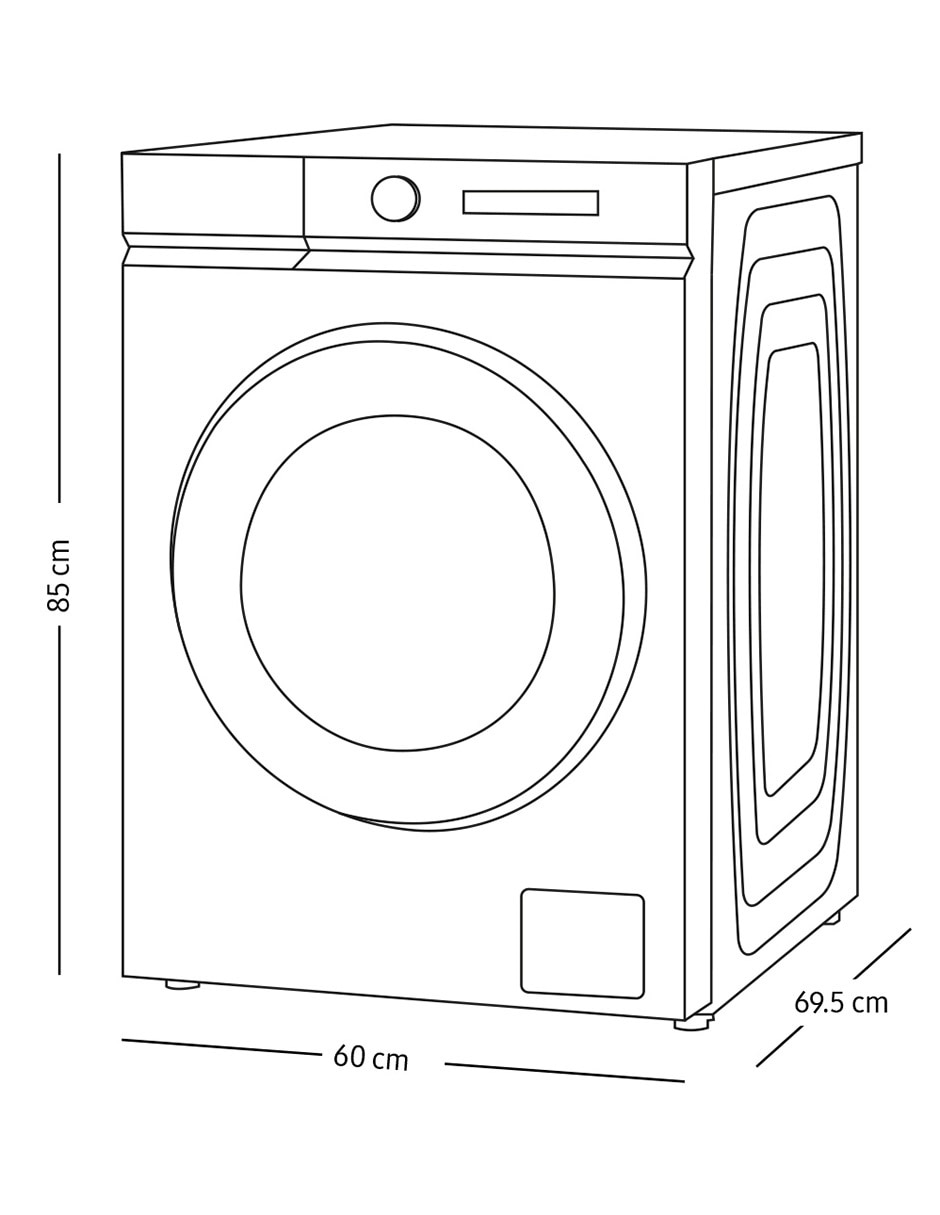 Lavasecadora eléctrica 14 kg 9 kg WD14BB904DGBAX 15