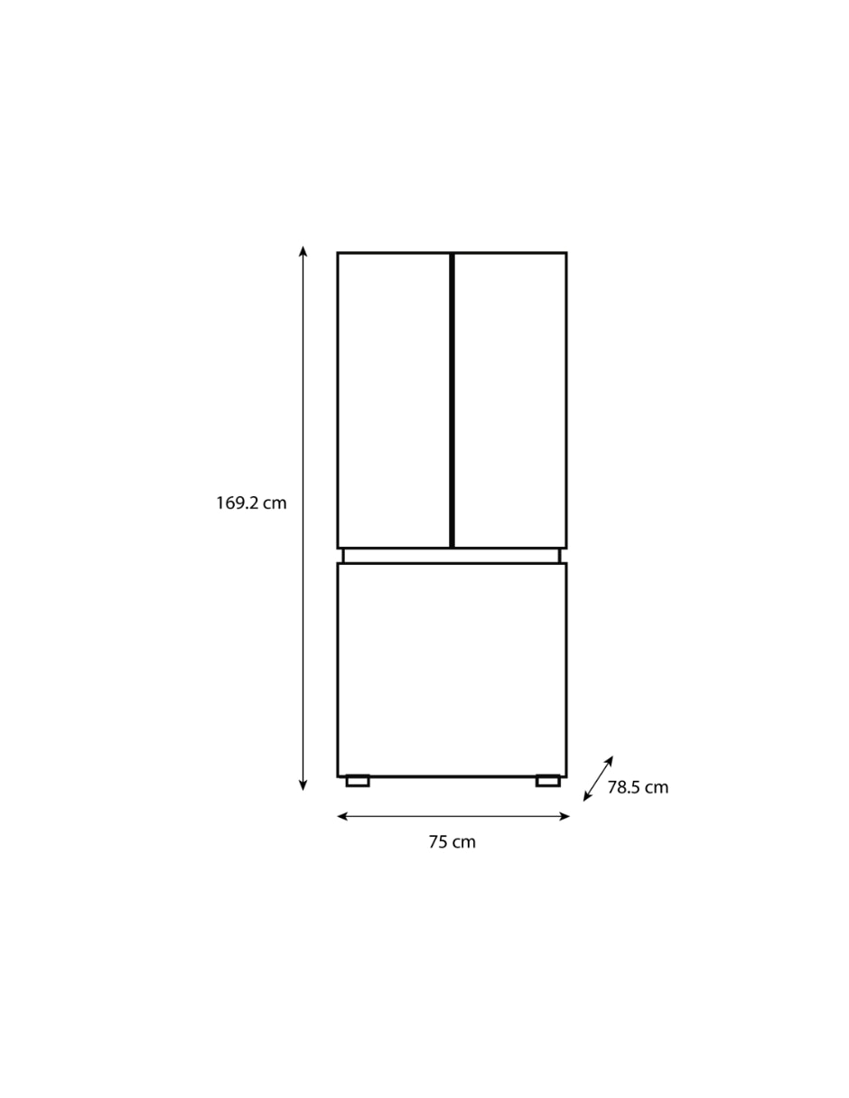Refrigerador french door 19 pies cúbicos inverter y no frost MDRF700FGM46 7