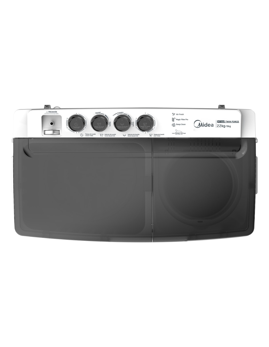 Lavadora doble tina 22 kg semiautom‡tica carga superior mt100w220/w-mx 5