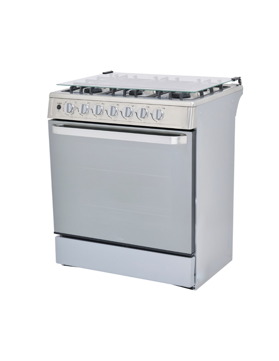 Estufa de piso Xtreme Chef Air 76.7 cm MGS30FS1LEAMSS de 6 quemadores 3