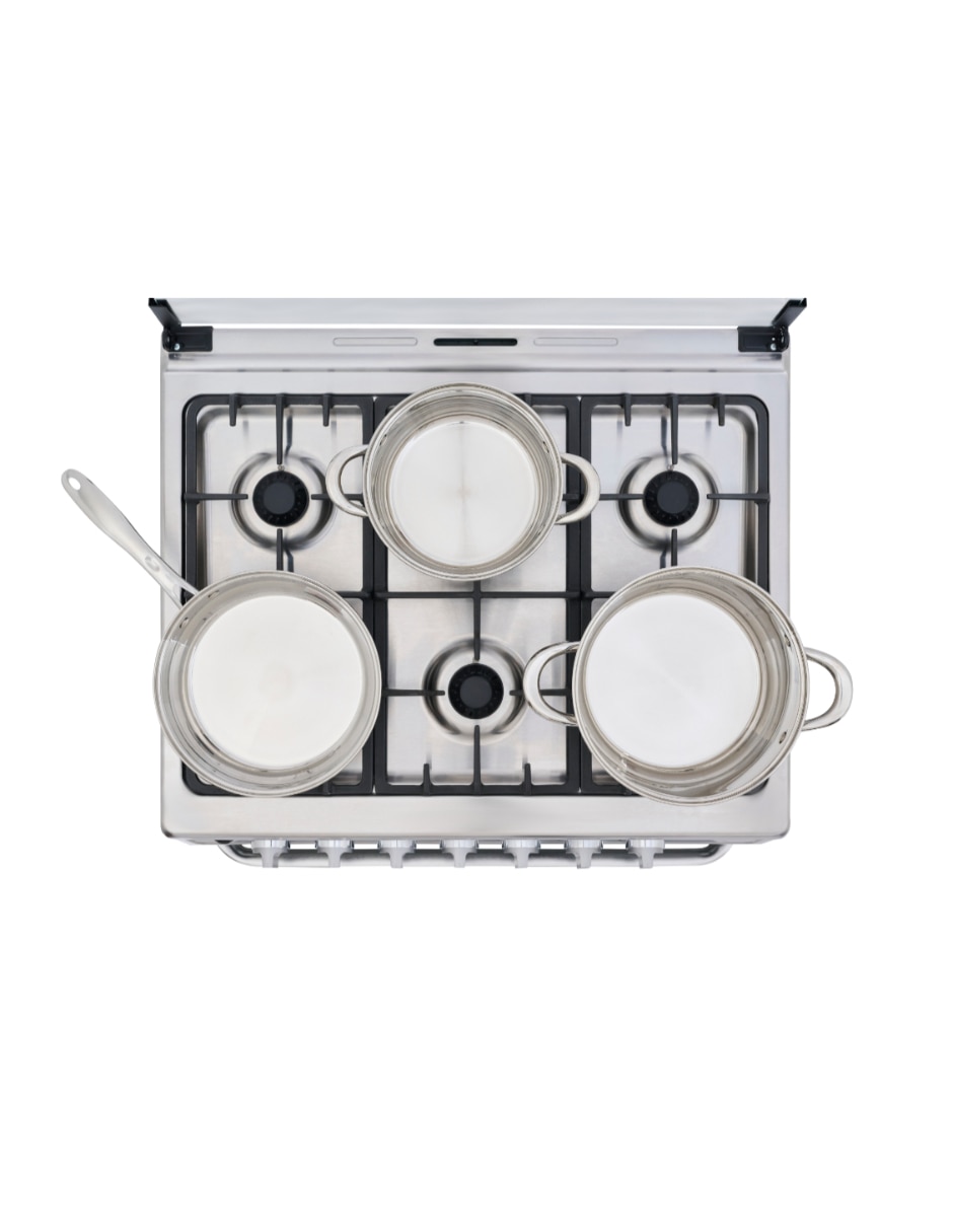 Estufa de piso Xtreme Chef Air 76.7 cm MGS30FS1LEAMSS de 6 quemadores 7
