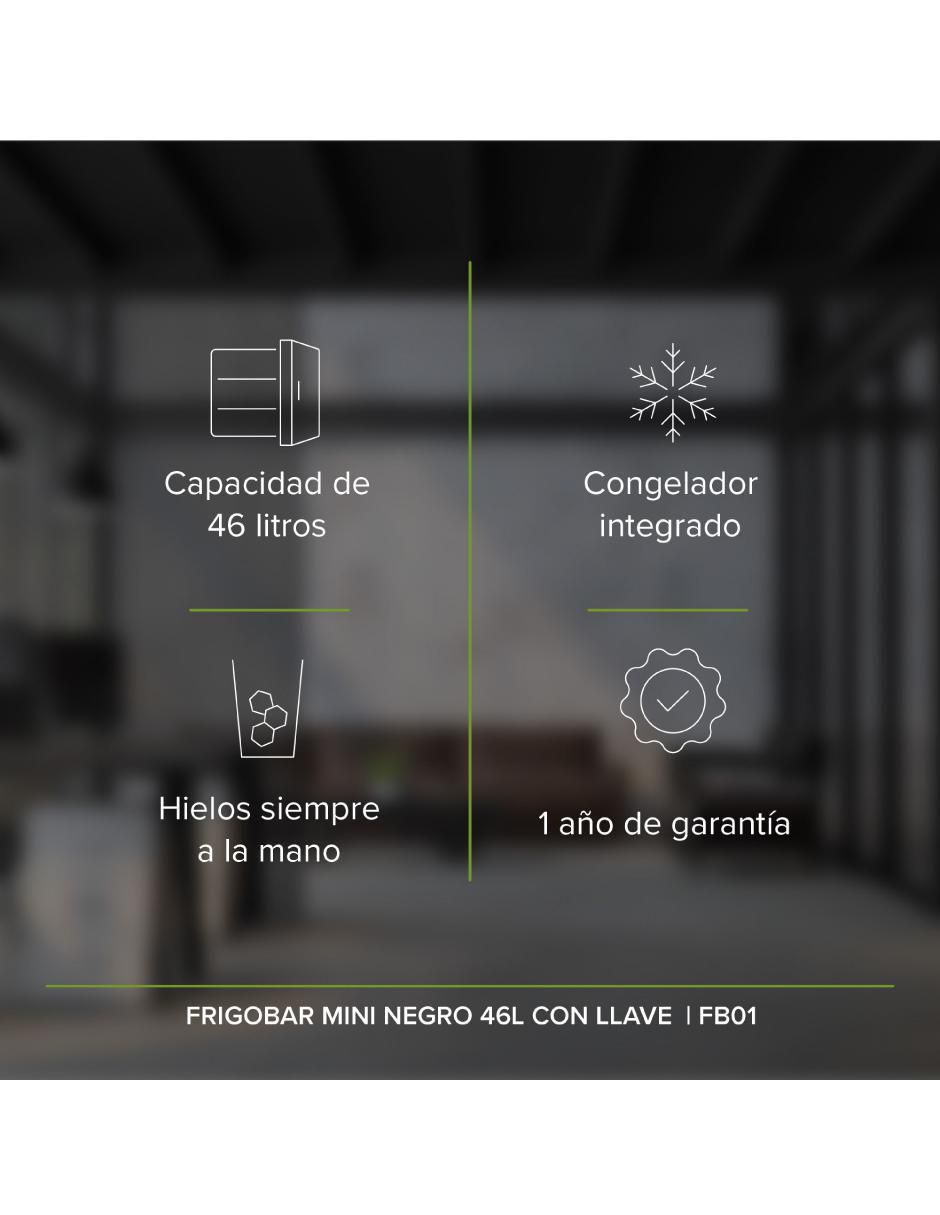 Frigobar FB01 1.6 pies cúbicos 4