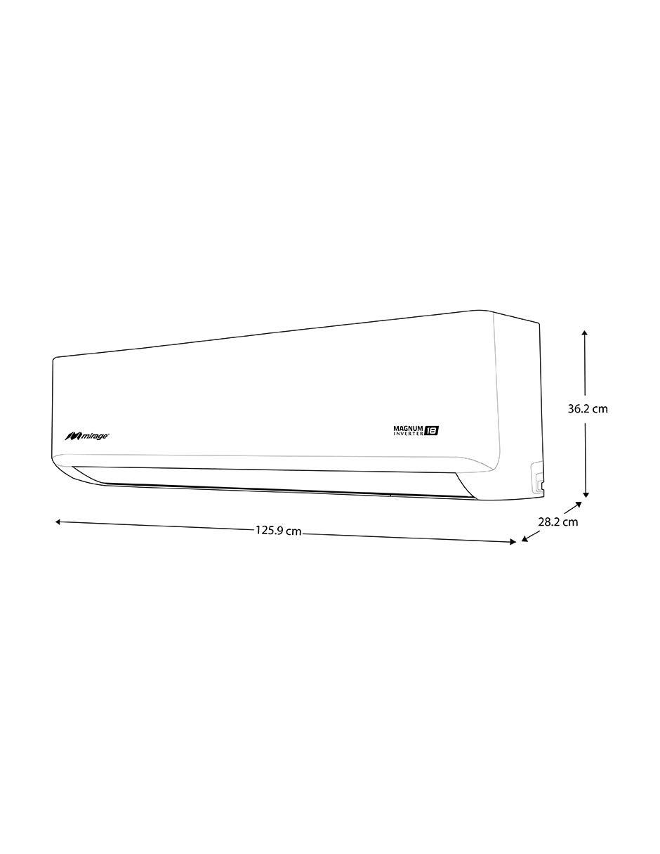 Aire acondicionado mini split inverter frío y calor 36000 BTU SETCMC361V 230 V 4