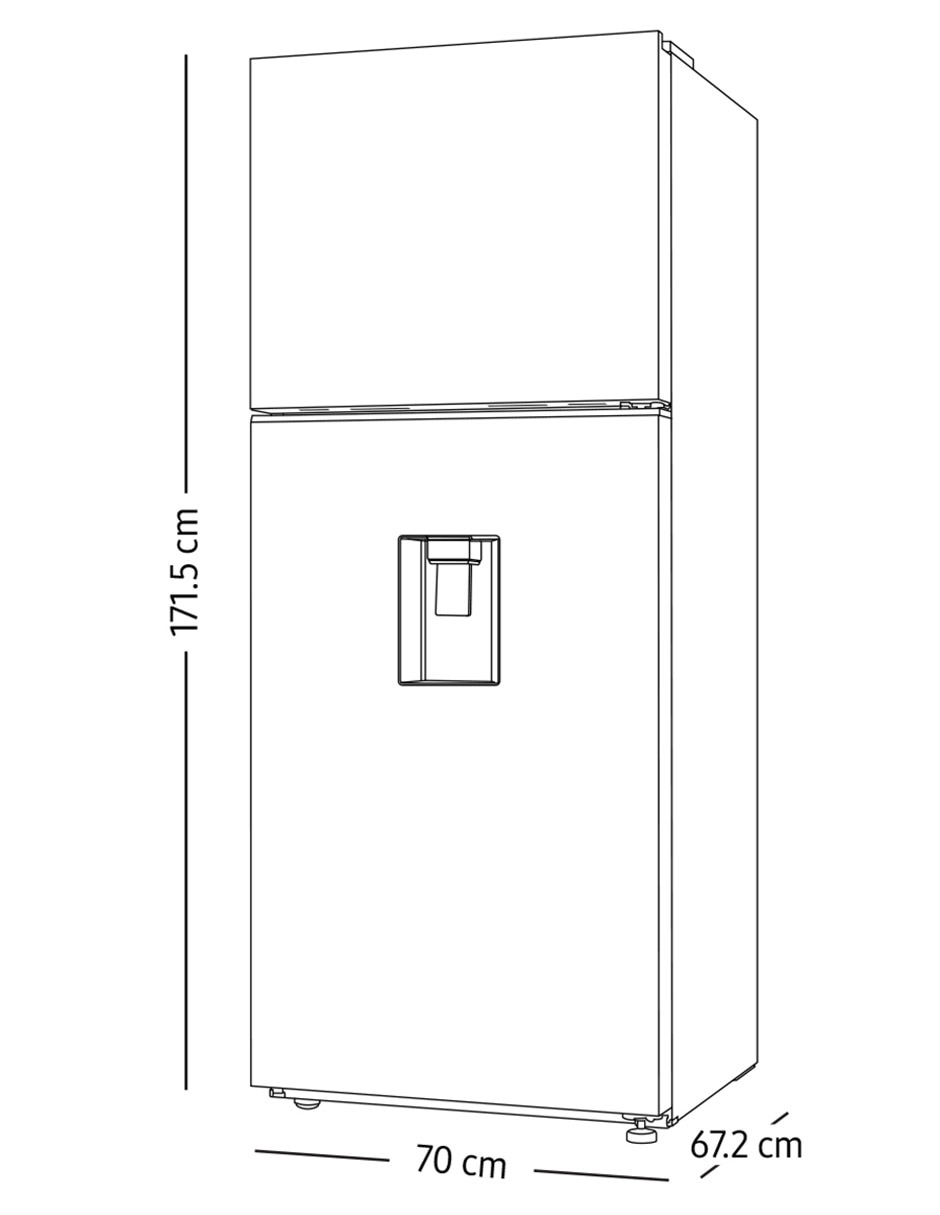 Refrigerador top mount 14 pies cúbicos inverter y no frost RT38DG6734S9EM 13