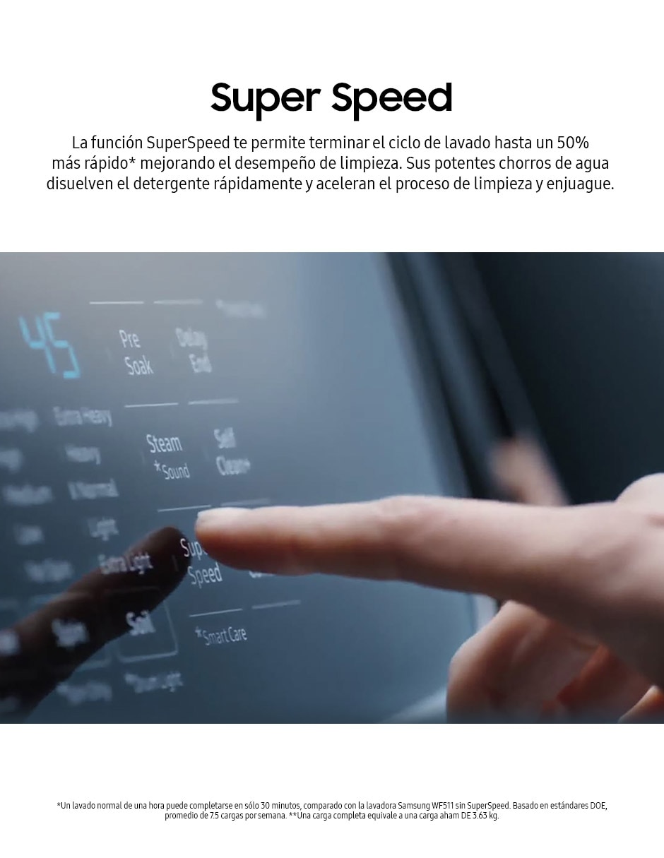 Lavadora 22 kg automática carga superior WA22C3544GVAX 3