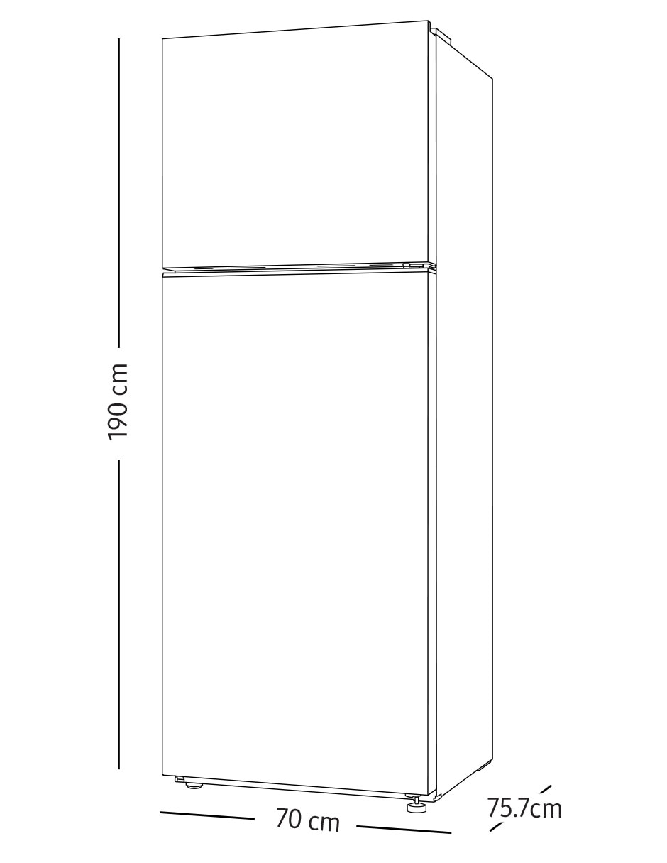 Refrigerador top mount 19 pies cúbicos inverter y no frost RT53DG6128S9EM 13