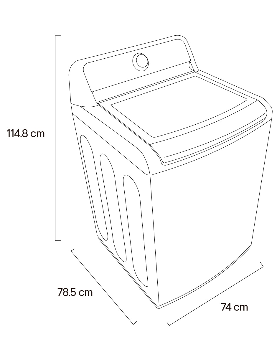 Lavadora 19 kg manual carga frontal wt19mt6hka.abmelat 11