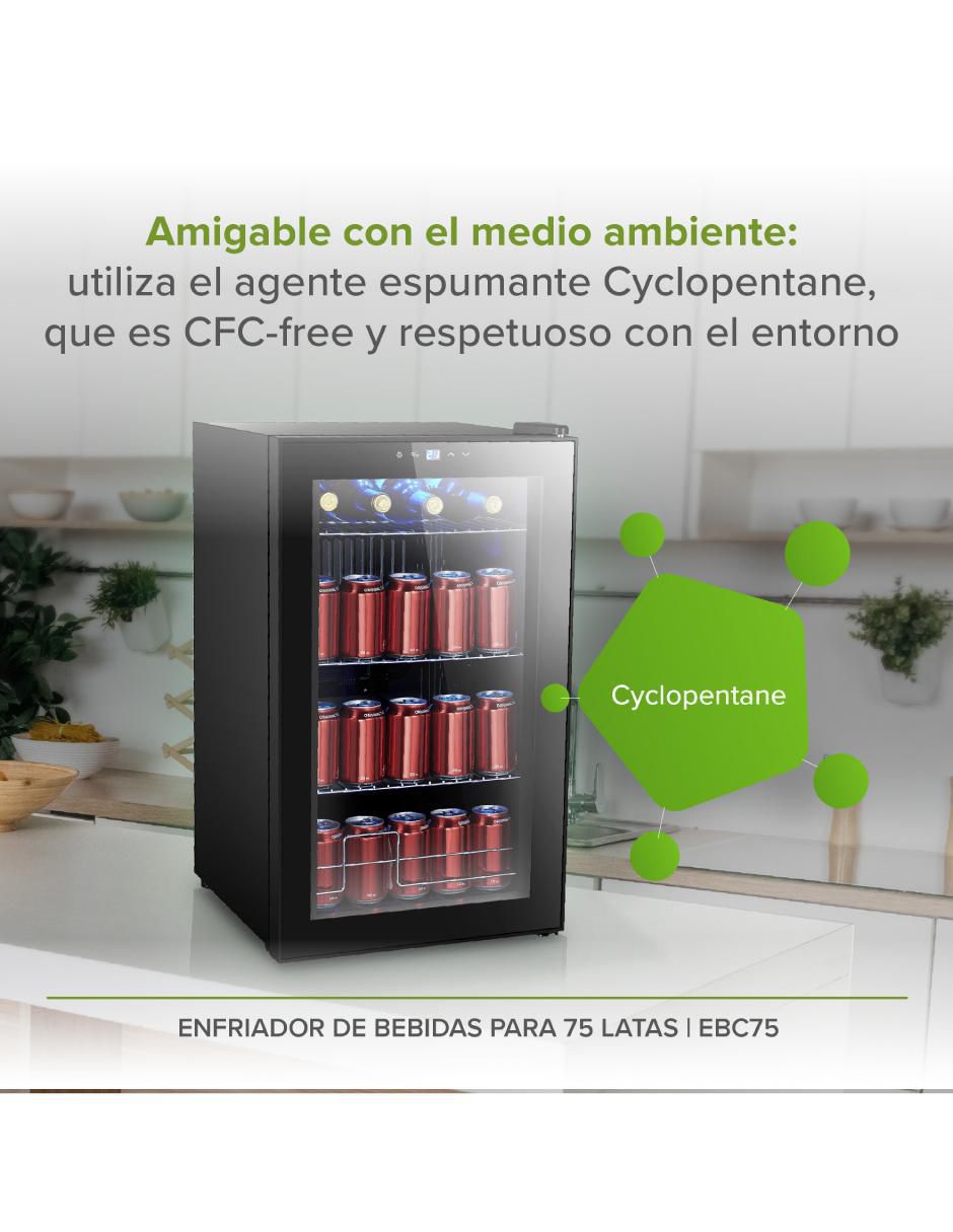 Frigobar EBC75 2.4 pies cúbicos 6
