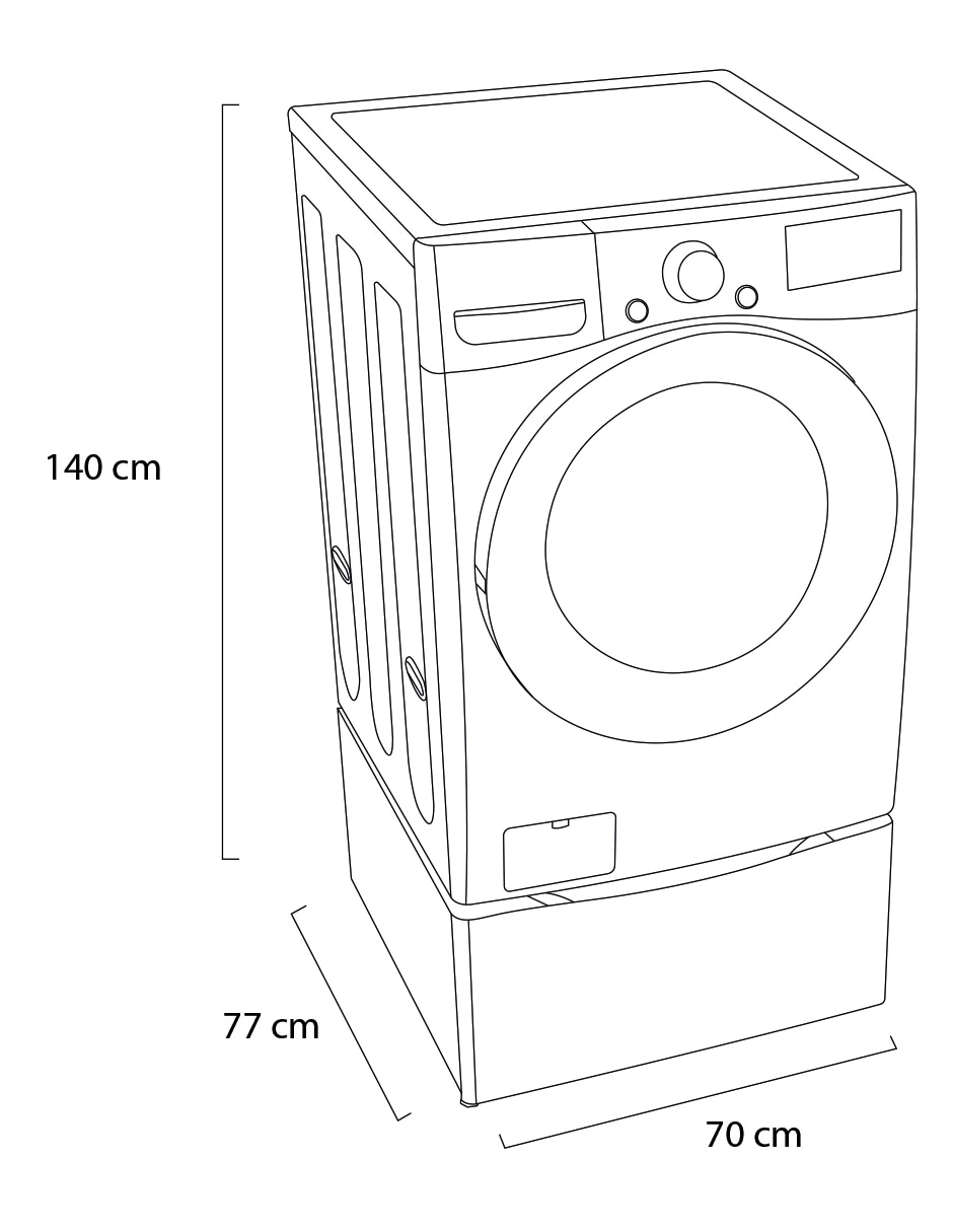 Lavasecadora gas/eléctrica 22 kg 13 kg WD22BV2S6GR.WD300CB 11
