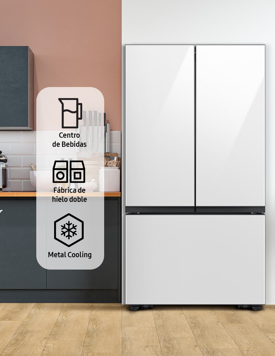 Refrigerador French door 32 pies cúbicos inverter y fábrica de hielo RF32CB532012EM 2