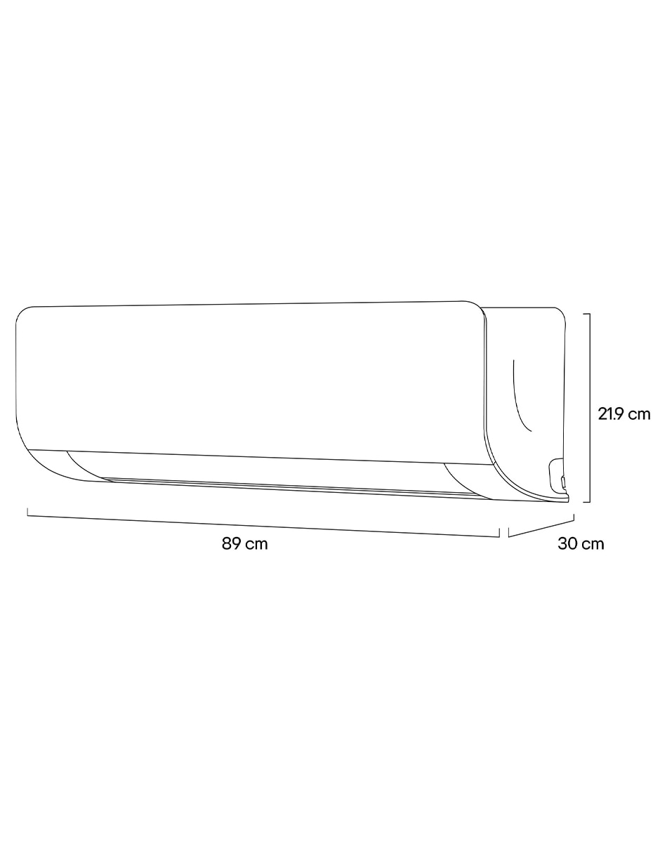 Aire acondicionado mini split frío 17000 btu mw182c4 10