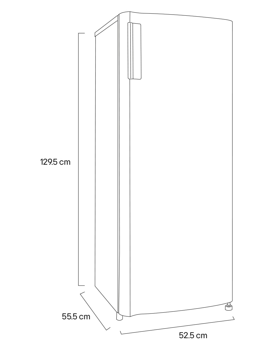 Refrigerador unipuerta 7 pies cúbicos inverter GR21WPP.APZFMXM 9