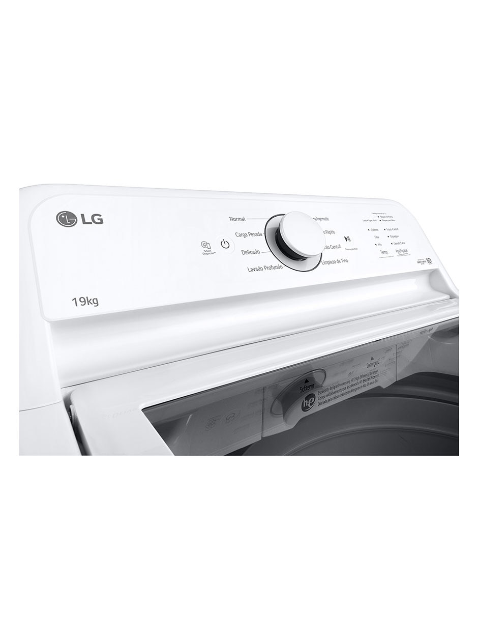 Lavadora 19 kg automática carga superior wt19wt6hka.abwelat 9