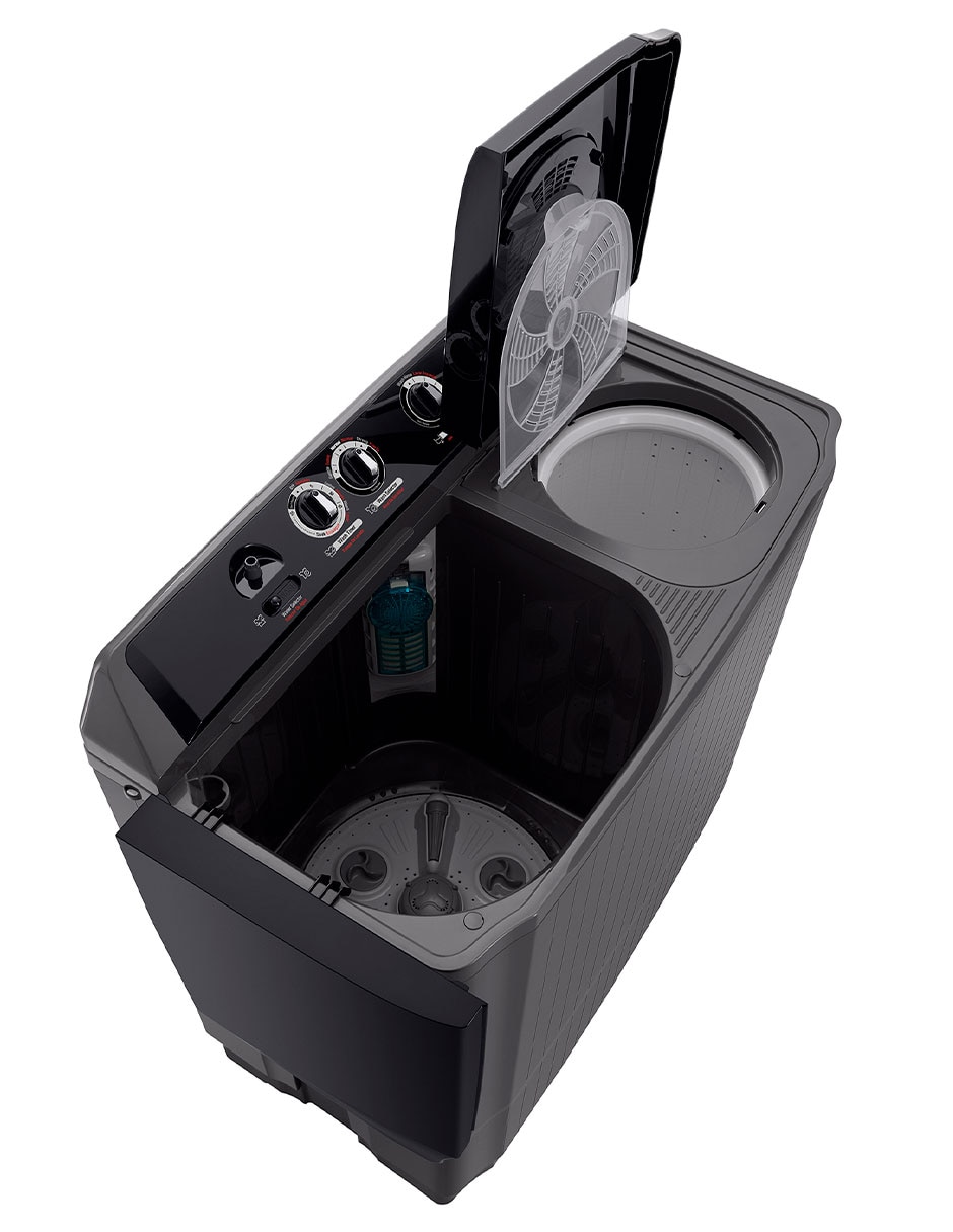 Lavadora doble tina 18 kg semiautomática carga superior wp18mar.dbmelat 5