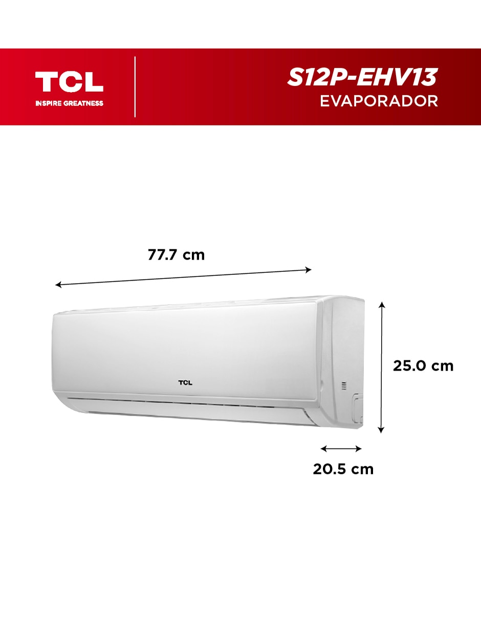 Aire acondicionado mini split inverter Elite Inverter frío y calor 12000 BTU s12p-ehv13 3
