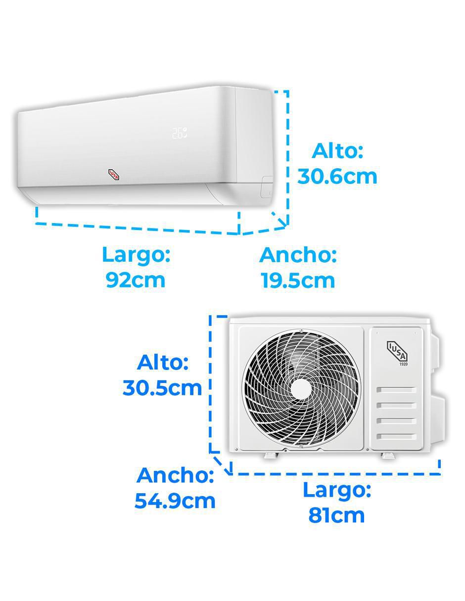 Aire acondicionado mini split frío y calor 18000 BTU 269197 220 V 5