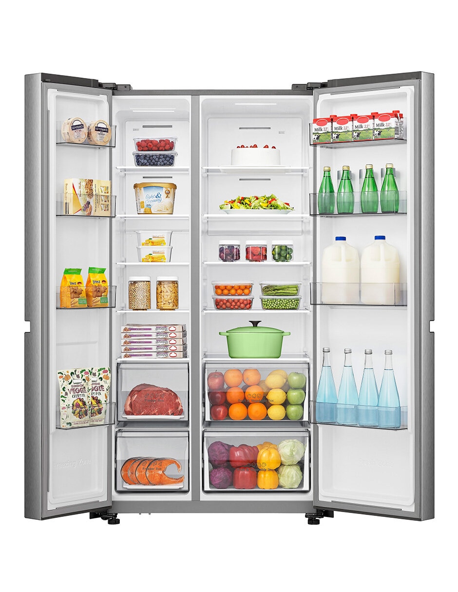 Refrigerador dúplex 22 pies cúbicos inverter y no frost RS22N6GCX 4