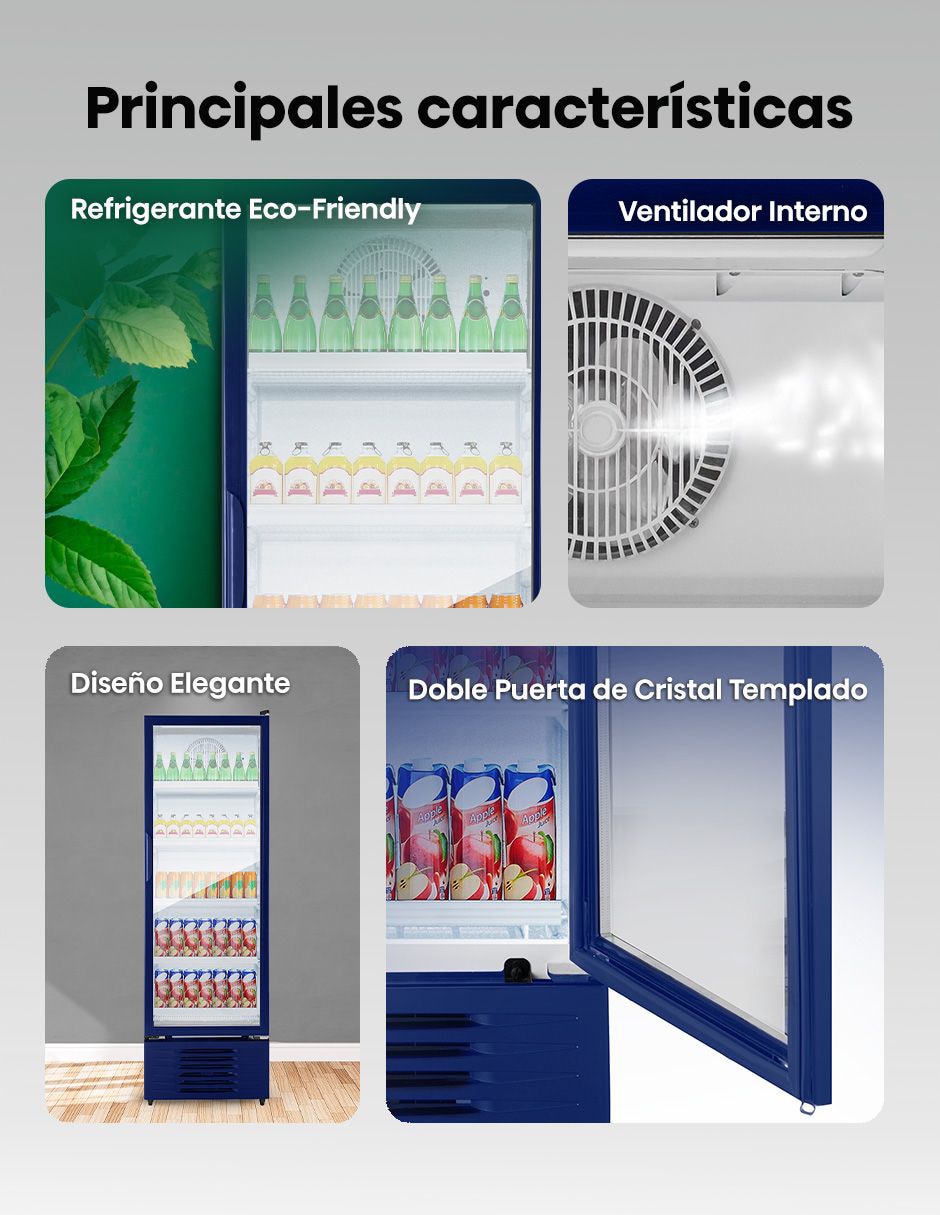 Refrigerador unipuerta 9 pies cúbicos no frost CVC494N3AWX 6