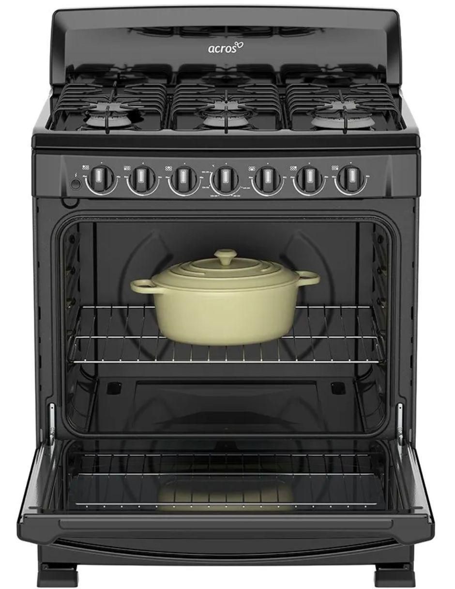 Estufa de piso a gas 76.2 cm afr2110b de 6 quemadores 2