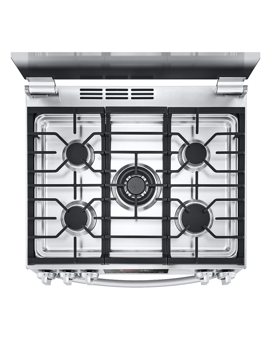 Estufa de piso a Gas LP 75.88 cm LRGL5844S de 5 quemadores 7