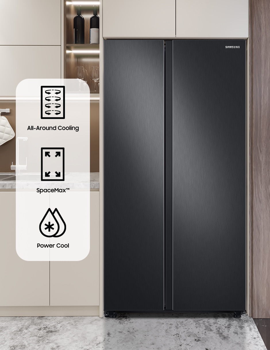 Refrigerador dúplex 28 pies cúbicos inverter y no frost y fábrica de hielo RS28T5B00B1/EM 4