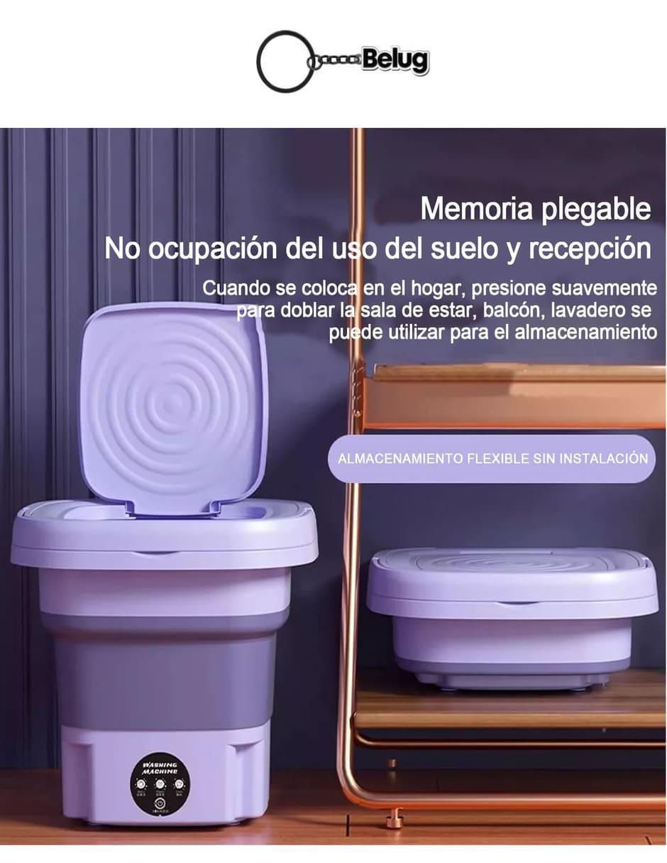Lavadora portátil manual carga superior mini lavadora 2