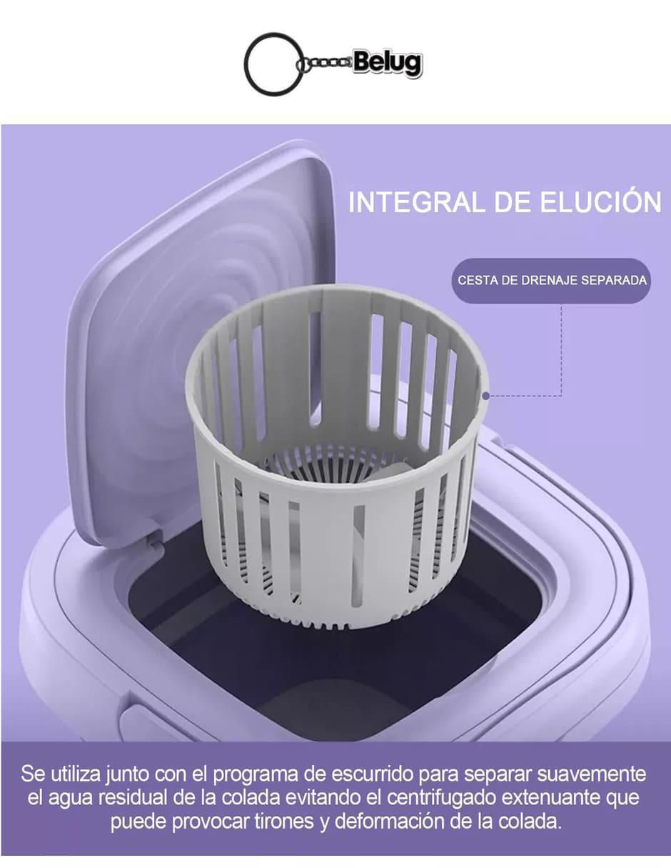 Lavadora portátil manual carga superior mini lavadora 5