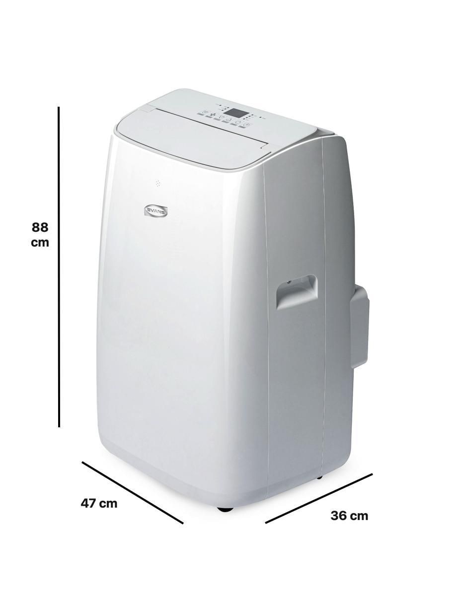 Aire acondicionado portátil frío y calor 12000 BTU AA-POR-1.0TD 110 V 3