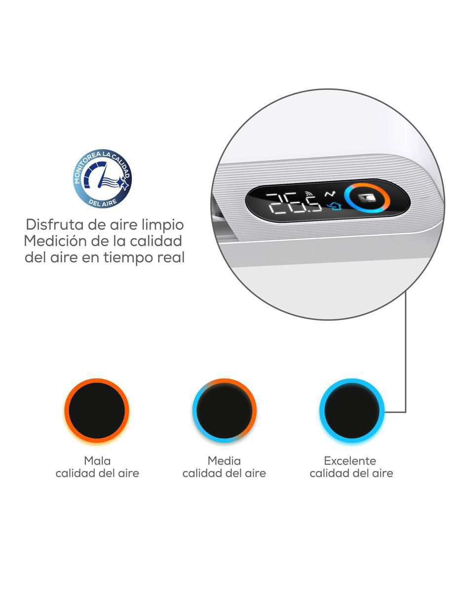 Aire acondicionado mini split inverter frío y calor 12000 BTU AC-MSI-FA-1.0TD 220 V 3