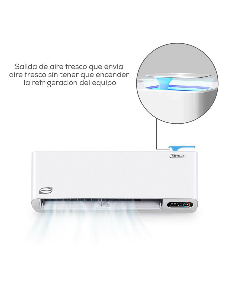 Aire acondicionado mini split inverter frío y calor 12000 BTU AC-MSI-FA-1.0TD 220 V 4