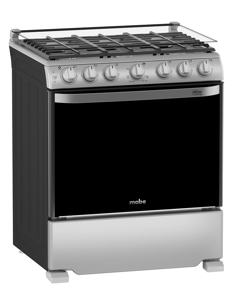 Estufa de piso a gas LP 76.60 cm EM7657CFIS0 de 6 quemadores 5