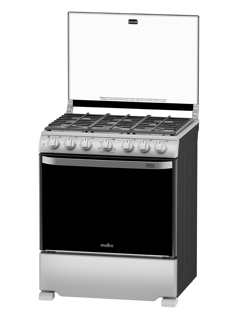 Estufa de piso a gas LP 76.60 cm EM7657CFIS0 de 6 quemadores 9